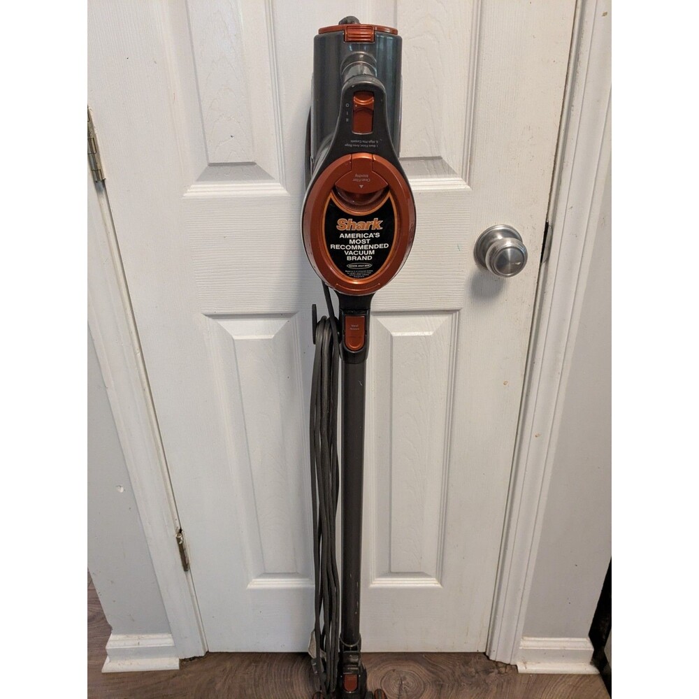 Shark Rocket HV302 Corded Stick Vacuum Bagless Handheld Orange Gray Tested Works